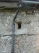 Kněževes, tvrz - nově odkryté šterbinové okno východního průčelí
